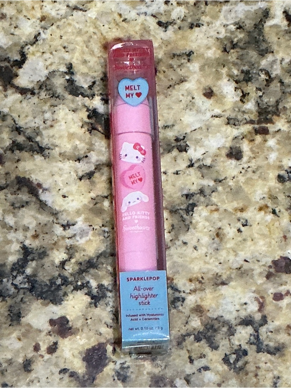 Hello Kitty SparklePop All-Over Highlighter Stick — Pink